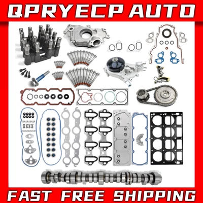 For 2007-2013 Chevy GMC 5.3L v8 NON AFM Non VVt Kit CAMSHAFT LIFTERS Timing Kit Foto 1 de 4