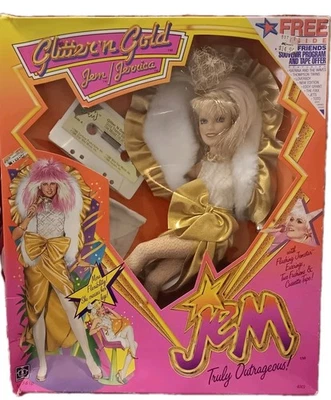 Muñeca Jem and the Holograms Glitter'n Gold Jem/Jerrica 1986 Hasbro En Caja ¡LEER!  Foto 1 de 4