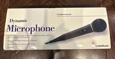 Dynamic Microphone 33-3018 Unidirectional Radio Shack New In Box - Image 1 of 4