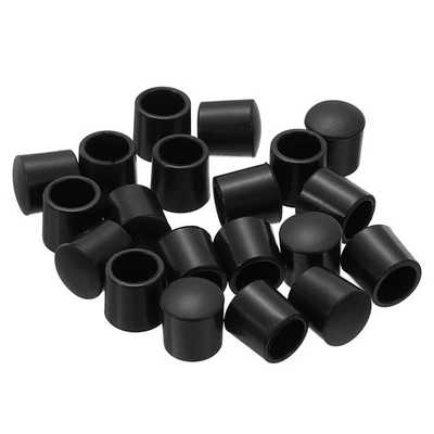 Türstopper-Stoßfängerspitzen, 20Pcs Gummi Tür Stopfen Spitzen Kappen (schwarz) - Bild 1 von 4
