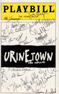 Urinetown The Musical signed handsigniert Cast Playbill - Bild 1 von 2