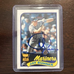 1989 Topps - Jay Buhner #223 Seattle Mariners IP autógrafo - Imagen 1 de 2