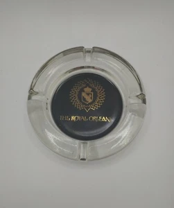 The Royal Orleans Glass Ashtray 4.5" Vintage Ash Tray Louisiana - Picture 1 of 3