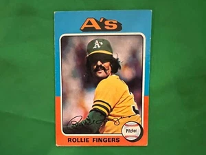 1975 Topps Mini #21 Rollie Fingers Oakland Athletics HOF - Bild 1 von 1