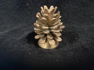 Vintage Brass Pine Cone, 9cm - Bild 1 von 1