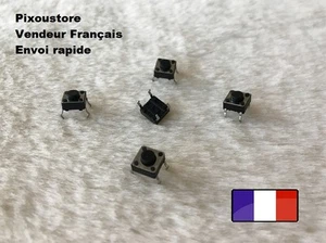 Lot de 10 mini bouton poussoir CI de 6x6x4,3mm neufs - Picture 1 of 5