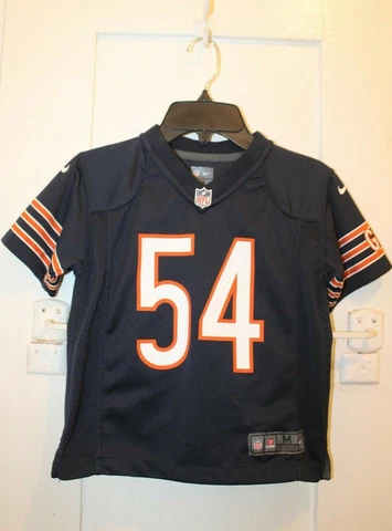 NIKE On Field Chicago Bears NFL Football Brian Urlacher #54 Jersey KIDS Medium Cover