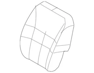 Подлинный Ford Lincoln MKX 2014 переднее левое сиденье чехол в сборе EA1Z-7864417-BC - Изображение 1 из 2