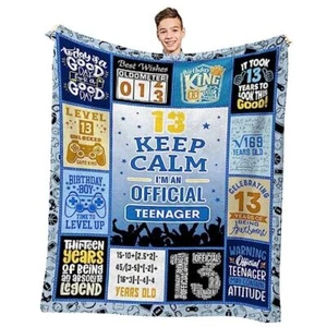 Gifts for Boy Boy Birthday Gifts, Birthday Gifts for 60'' x 50'' 13 Year Old - Picture 1 of 8