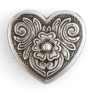 Tandy Leather Diablo Heart Screwback Concho 1" 7414-06 - Picture 1 of 1