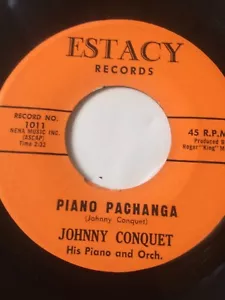 RARE LATIN BOOGALOO 45/ JOHNNY CONQUET "PIANO PACHANGA" HEAR! - Imagen 1 de 1