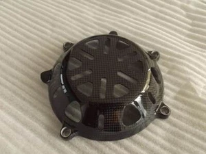 C02 TAPA DE EMBRAGUE CARBONO DUCATI STREETFIGHTER 1100 HYPERMOTARD 1100 - Imagen 1 de 4