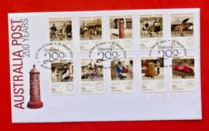 2009 FDC. Australia Post. 200 years. 1809-2009 Peel & Stick. PictPMK "MELBOURNE" - Picture 1 of 2