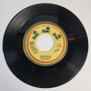 George Harrison "When We Was Fab" 45 Vg+ Tested Jukebox  - Foto 1 di 4