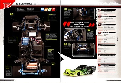 Team Associated AE RC12R5.1 1/12 Electric Print Ad Wall Art Decor - Image 1 of 2