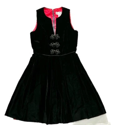 Vestido Saks Fifth Avenue preto feminino tamanho 10 midi sem mangas inchado - Imagem 1 de 4