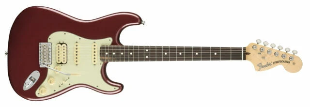 Fender American Performer Stratocaster HSS 6 String Rosewood Fingerboard Electric Guitar - Aubergine