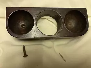 Victrola Talking Machine Mahogany Needle Cup W/ screw - Picture 1 of 5