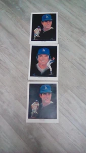 1982 Union Oil Los Angeles Dodgers Print Set (3) 2 Garvey & 1 Valenzuela - Bild 1 von 2