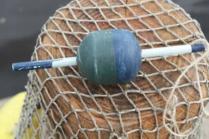 1-Weathered look, net marker,commercial fishing float decor,beach decor WF-1 - Picture 1 of 8