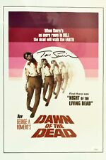 Tom Savini Hand Signed 11X17 "DAWN OF THE DEAD" Movie Poster - JSA COA
