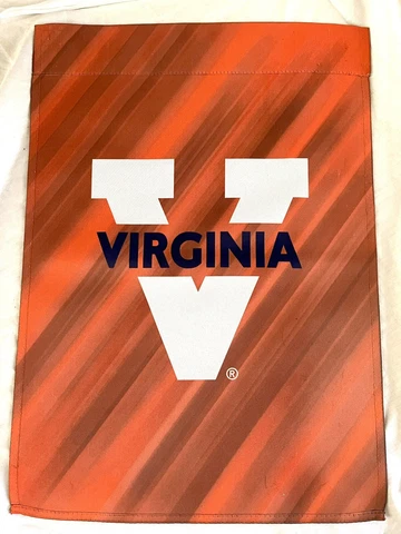 Virginia Cavaliers Suede Garden Flag 12.5”x18 NCAA Football Evergreen Cover