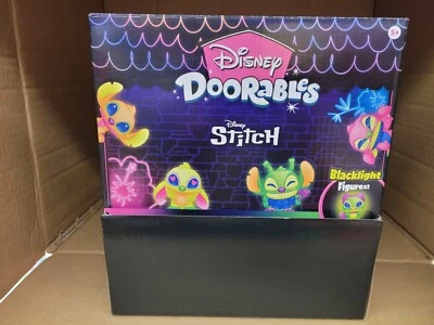 DISNEY DOORABLES STITCH BLACKLIGHT FIGURES BOX OF 24 PIECES BRAND NEW - Image 1 of 4