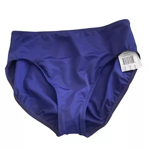 NUEVO TRAJE MILAGROSO Parte inferior de bikini púrpura berenjena separada talla 18 EE. UU. - Imagen 1 de 3