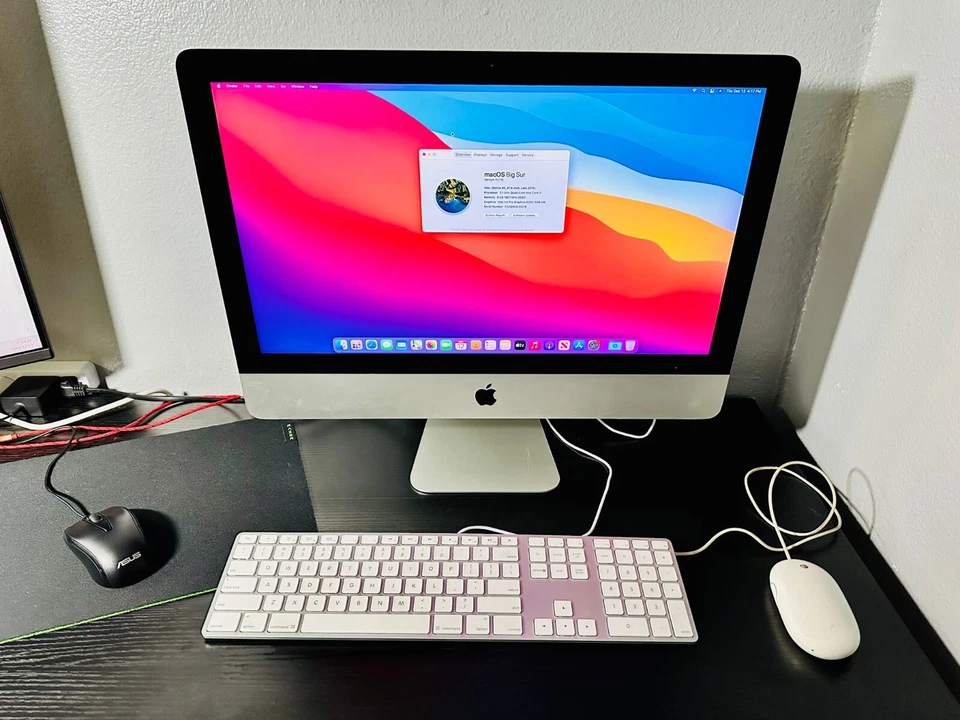 Apple iMac Retina 4k 21.5 Late 2015 3.1GHz Quad-Core i5 8GB RAM 1TB HDD - Image 1 of 4