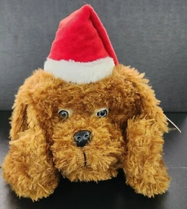 Winter Wonder Animated Singing Christmas Dog White Christmas Blinking Dog NEW - Picture 1 of 11