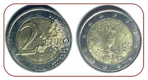 Moneda de EuroCopa 2016 Francia 2 euros - Imagen 1 de 1