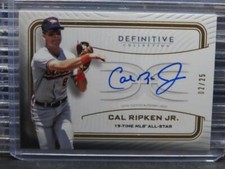 2023 Topps Definitive Cal Ripken Jr. Legendary Auto Autograph #2/25 Orioles
