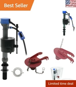 Durable 2-Inch Toilet Fill and Flapper Repair Kit with 7-Year Warranty - Picture 1 of 7