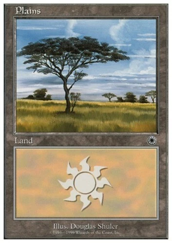 Plains (Tree) ~ Lightly Played Battle Royale MTG Magic UltimateMTG Land Card - Image 1 of 1