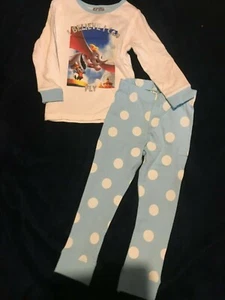 COTTON ON DISNEY DUMBO GIRLS PJ'S PYJAMAS BNWT SZ 4 FREE POST (H11 - Picture 1 of 2