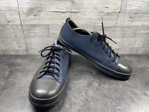 Camper Twins Sneakers Men 13M Shoes Blue Brown leather Fashion Lace Up Walking - Picture 1 of 19