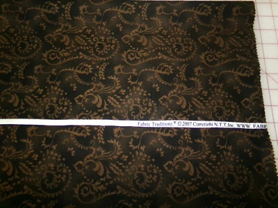 Tela Tradiciones Exótica Hoja Marrón Tonal 2007 Tela Aprox. 28x44. M25-624 Foto 1 de 4