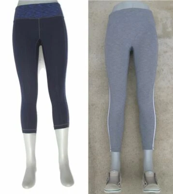 2 pares de calzas calzas ajustadas de entrenamiento de yoga para atleta talla S tobillo y media pantorrilla Foto 1 de 4