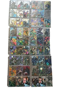Batman Forever Metal Silver Flasher Chase & metal forver 53 cards Fleer 1995 - Picture 1 of 8