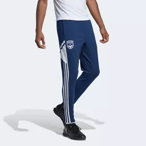 adidas Girondins de Bordeaux Condivo 22 Training Pants Size L Navy RRP £55 GA908 - Picture 1 of 8