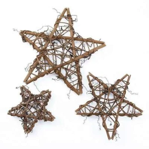 Natural Rattan Star - DIY Christmas Decor - Party Decorations - Picture 1 of 9