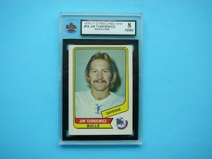 1976/77 O-PEE-CHEE WHA HOCKEY CARD #18 JIM TURKIEWICZ ROOKIE KSA 8 NM/MT OPC