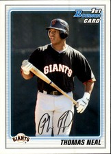 2010 Bowman Prospects #BP99 Thomas Neal