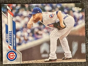 Craig Kimbrel Chicago Cubs Baseball Card 2020 Topps #177 - Picture 1 of 4