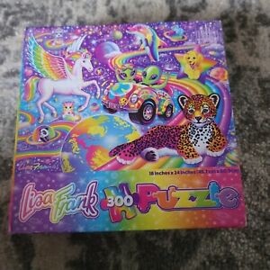 Lisa Frank 300 Piece Puzzle Unicorn Cheetah Rainbow Zoomer Zorbit NIB