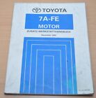 Toyota Carina E 7A-FE AT191 Motor Anlasser Zündsystem Batterie Werkstatthandbuch