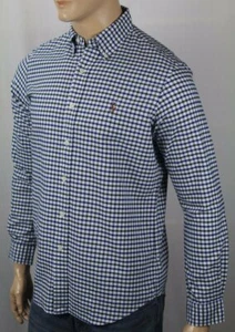 Ralph Lauren Green Blue Plaid Classic Oxford Dress Shirt Multi Color Pony NWT - Picture 1 of 1