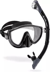 Cressi Tino & Scilla Nero Graphite Set Unisex Adulto maschera boccaio subacquea - Foto 1 di 1