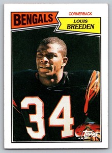 Louis Breeden Topps 1987 197 Cincinnati Bengals