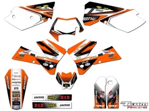 KTM XC 200 250 450 525 2006-2007 CONJUNTO DE GRÁFICOS DECO CALCOMANÍAS PEGATINAS MX - Imagen 1 de 4